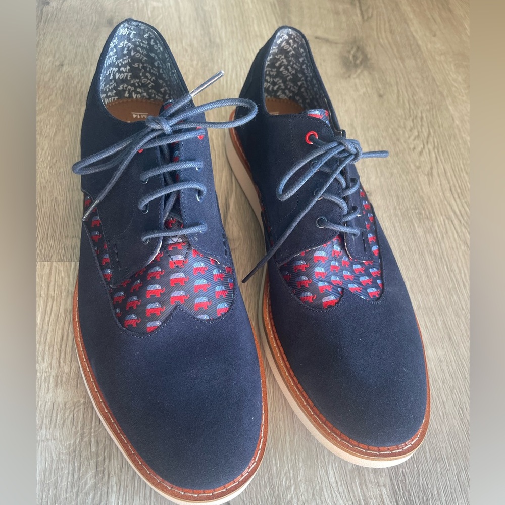 Tom’s size 14 new Republican Elephant wing Tip